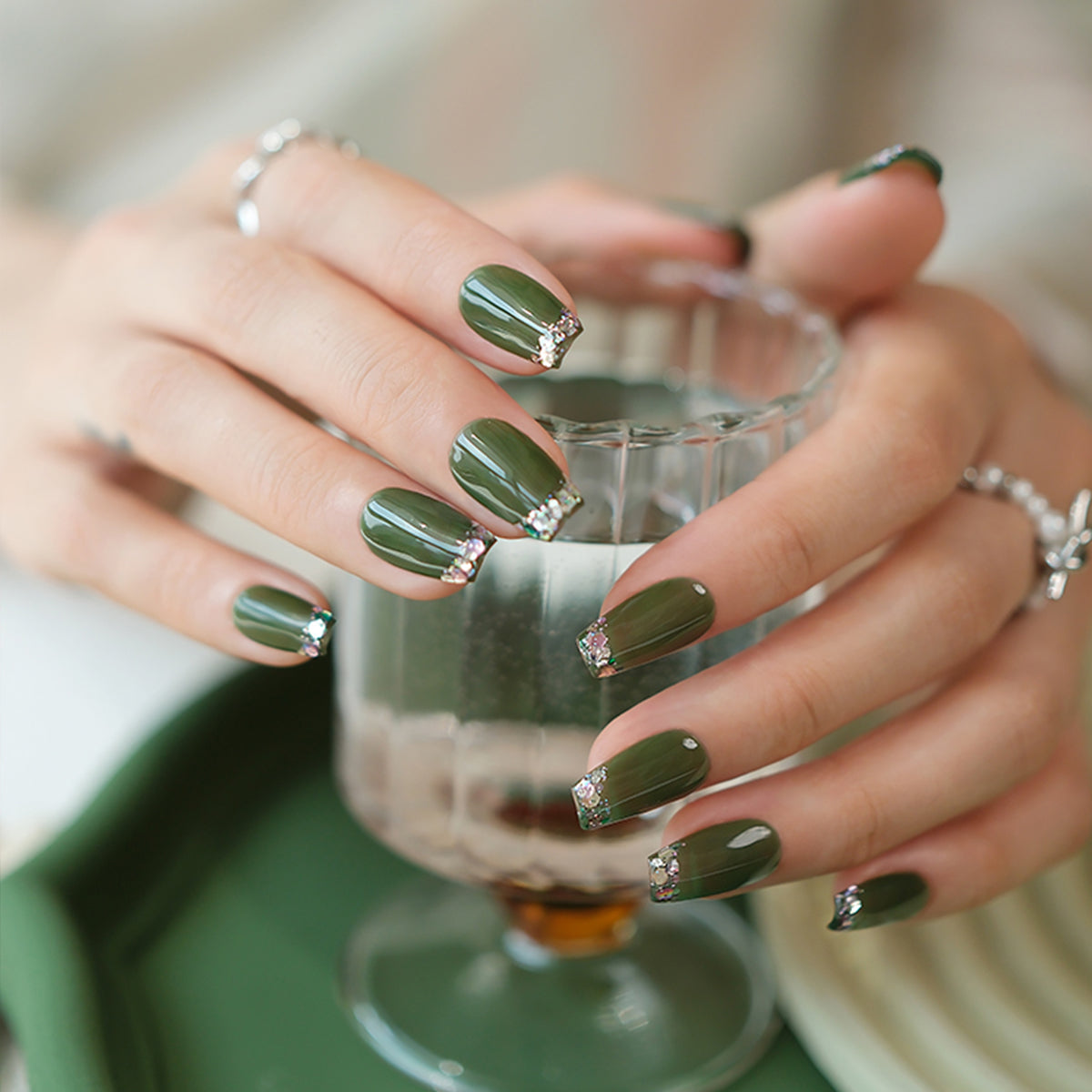 Spring Charm | Gentle Handmade Reusable Press-on Nails