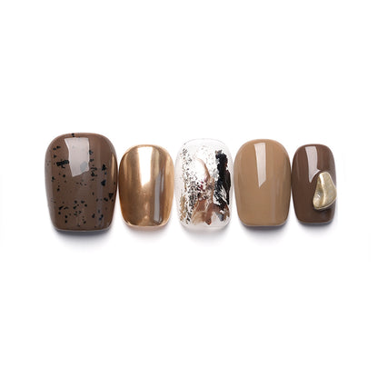 Modern Times | Distinctive Handmade Reusable Press-on Fake Nails